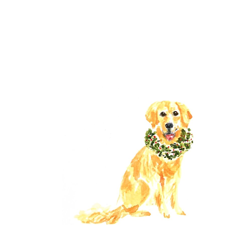 Good Girl Millie - Golden Retriever Holiday Notecards